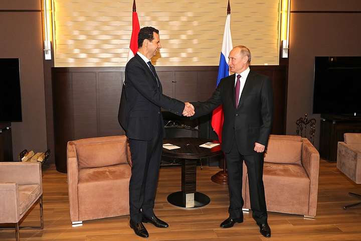 Путін зустрівся з Асадом у Сочі