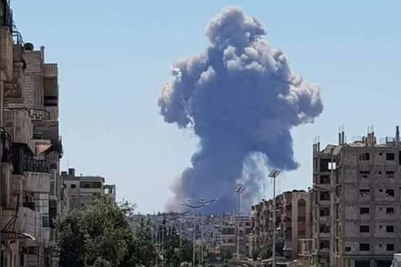 У Сирії біля авіабази прогриміли потужні вибухи