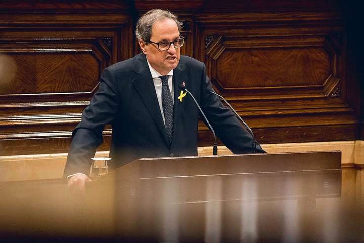 Новий глава Каталонії включив до уряду ув’язнених політиків