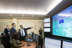  Президент України Петро Порошенко під час наради на підприємстві «Укртрансгаз» у зв’язку зі спробою Росії і РАО «Газпром» зірвати виконання контракту на постачання газу. Київ, 3 березня 2018 року 