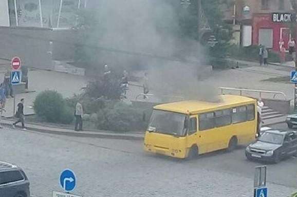 В оккупированном Донецке взорвалась маршрутка