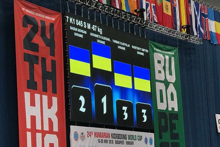 Українці здобули більше 100 нагород на етапі Кубку світу з кікбоксингу в Угорщині