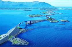 Атлантическая дорога в Норвегии