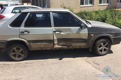 Автомобіль, за яким поліція влаштувала погоню