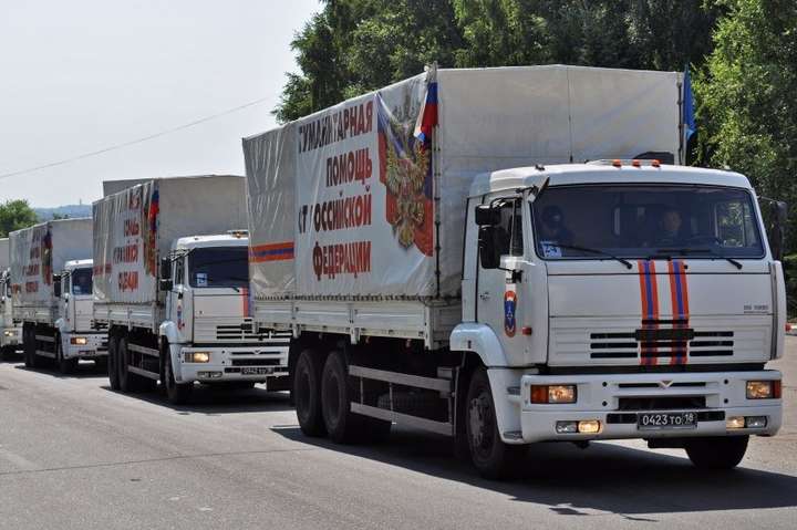 Російський «гумконвой» доставив бойовикам військове обладнання