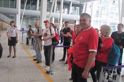 Іноземні вболівальники. Фото: Прикордонна служба