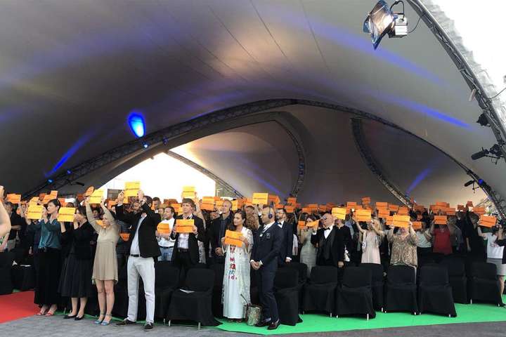 У Києві на відкритті фестивалю «Молодість» підтримали політв'язня Сенцова