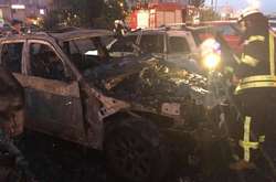 Вночі у Києві згорів автомобіль помічника нардепа