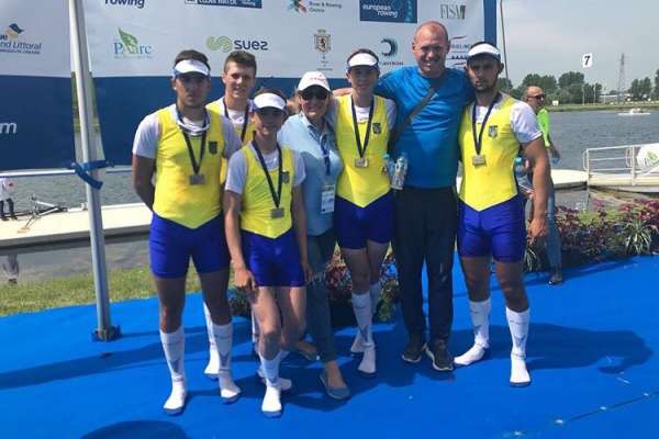 Українські веслувальники здобули дві медалі чемпіонату Європи та ліцензію на юнацькі Олімпійські ігри