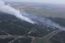 На Херсонщині локалізували велику лісову пожежу 