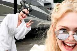 Анджелина Джоли и Элль Фаннинг