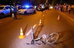 Місце ДТП на проспекті Григоренка