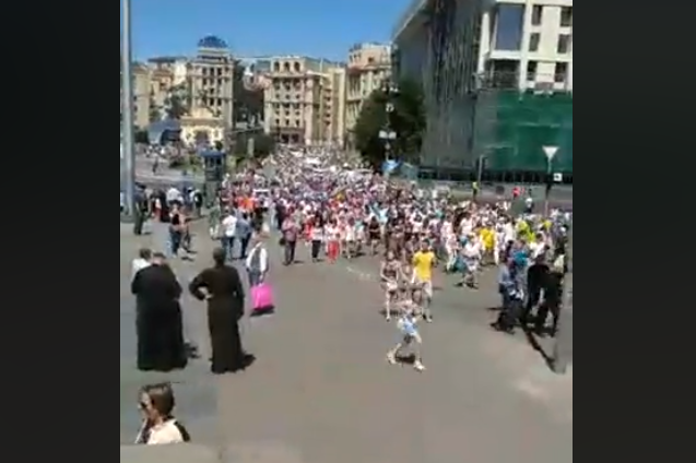 У Києві пройшов марш за традиційну сім’ю (відео)