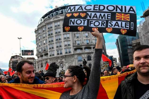 У Македонії пройшли масові протести проти перейменування країни