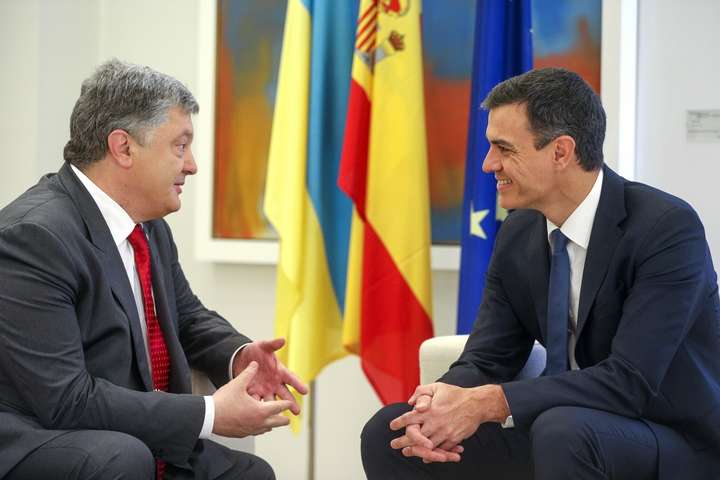 В Іспанії Порошенку пообіцяли підписати важливі двосторонні угоди