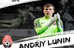 Прихильники «Зорі» визнали Луніна найкращим гравцем клубу у сезоні