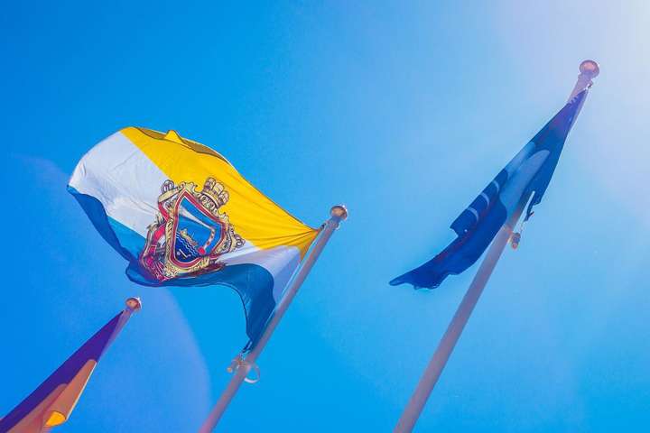 На місцевому пляжі Чорноморська підняли «Блакитний прапор»