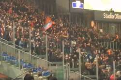 УЄФА так і не покарав італійську «Рому» за розмахування фанатами прапором «ДНР» (відео)