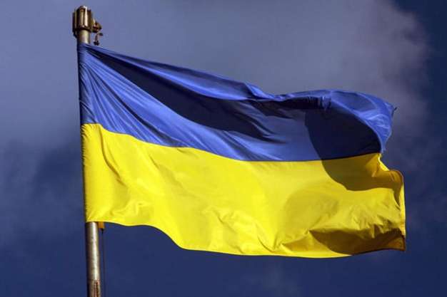 В оккупированном Донецке патриоты вывесили флаг Украины (фото)