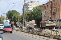На Замостянській готуються до будівництва «оксамитового шляху» для трамваїв