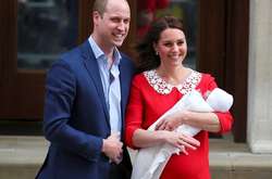 Принц Уильям, Кейт Миддлтон и принц Луи