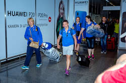 Жіноча збірна України з боксу повернулася до Києва після виступу на чемпіонаті Європи