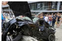 Від автомобіля залишилася купа металобрухту