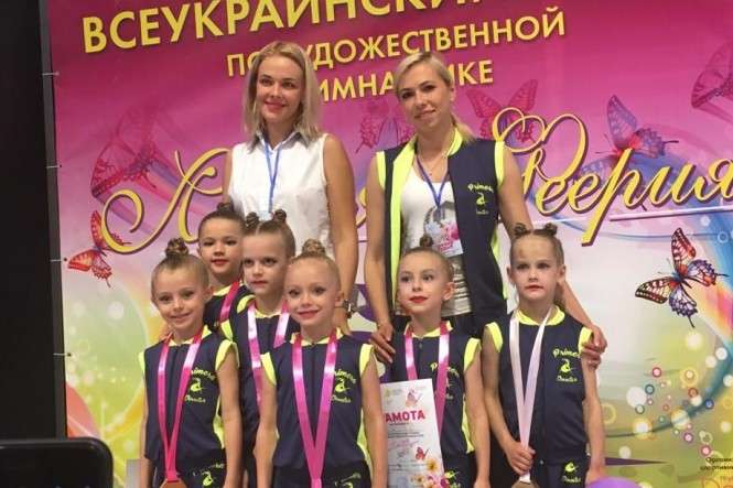 Юні вінницькі гімнастки вибороли 26 нагород на турнірі у Запоріжжі