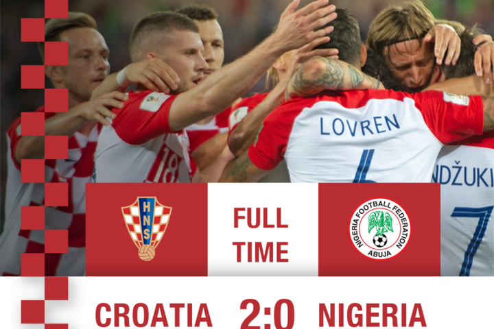 Чемпіонат світу з футболу. Хорватія здобула перемогу над Нігерією