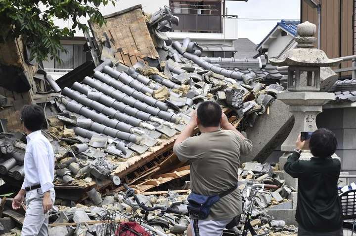 В Японии произошло мощное землетрясение, есть жертвы