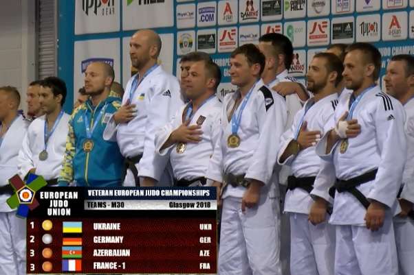 Українські дзюдоїсти виграли командне золото на чемпіонаті Європи серед ветеранів
