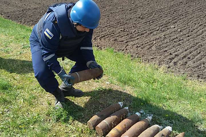 В Одессе откопали 40 боеприпасов