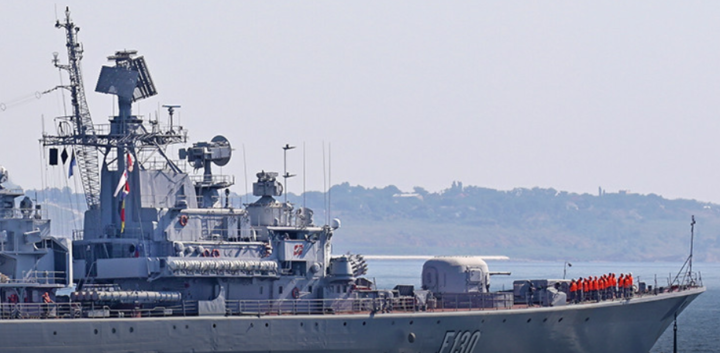 На Одещині у відкрите море на навчання вирушив фрегат «Гетьман Сагайдачний»