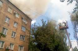 Пожежа у будинку на вул. Гагаріна у Броварах