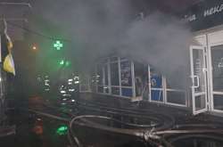 Пожежа в торгових кіосках на Срібнокільській