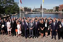 Участники Второй международной конференции по вопросам реформ в Украине