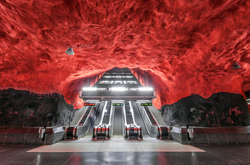 Экстраординарное метро Стокгольма: станции, которые хочется фотографировать