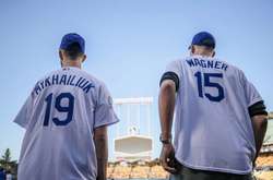 Український баскетболіст Михайлюк зіграв за «Лос-Анджелес Доджерс» (фото)