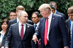 Володимир Путін і Дональд Трамп 