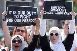  Учасники акції протесту у Вашингтоні 