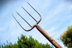 На Рівненщині  п’яний чоловік кидався на поліцейських з вилами