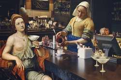  Персонажи из классических картин, внедренные в современную обстановку 