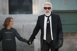 Карл Лагерфельд и Хадсон Кроэниг