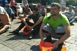 Шахтарі під Радою (архівне фото)