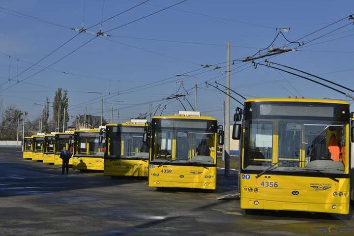 Цього року Київ планує закупити 50 нових тролейбусів