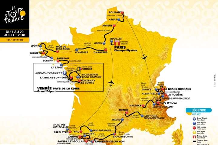 «Тур де Франс»: найочікуваніша велоподія року стартує вже сьогодні