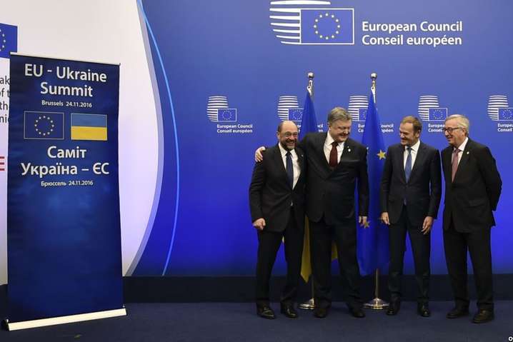 Сьогодні у Брюсселі відбудеться саміт Україна-ЄС