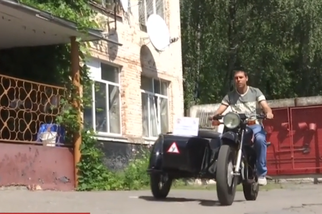 Вінницькі студенти перетворили 60-річний мотоцикл на електробайк 