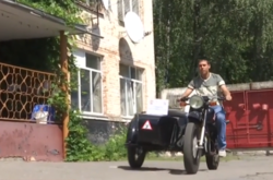 Вінницькі студенти перетворили 60-річний мотоцикл на електробайк 