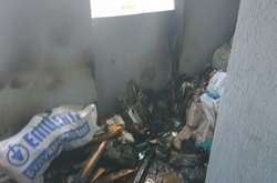 На балконі новобудови сталася пожежа